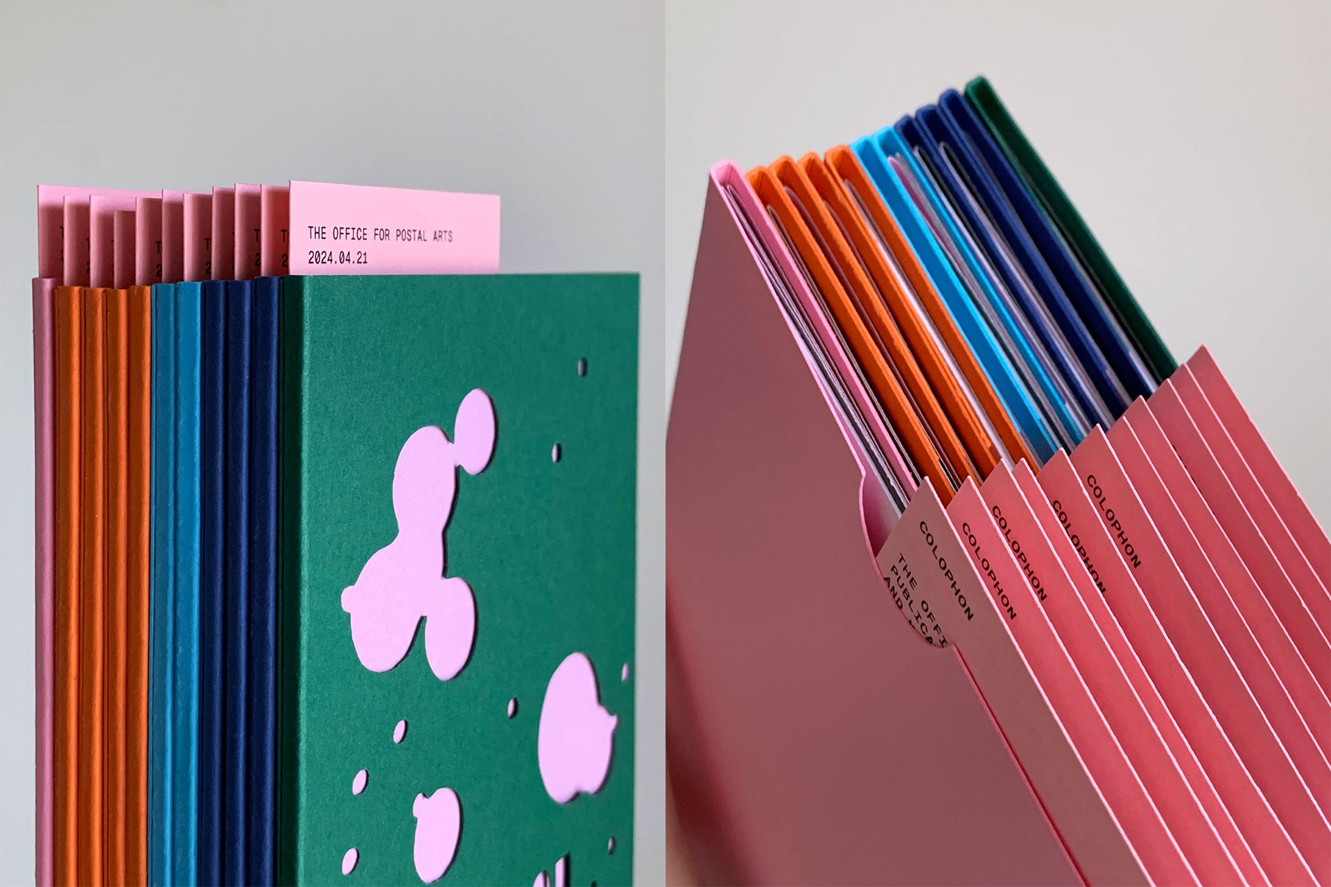 Envelope cover colour variations